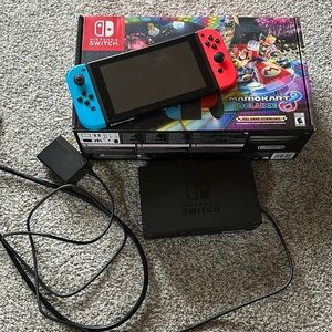 Nintendo Switch with carrying case
